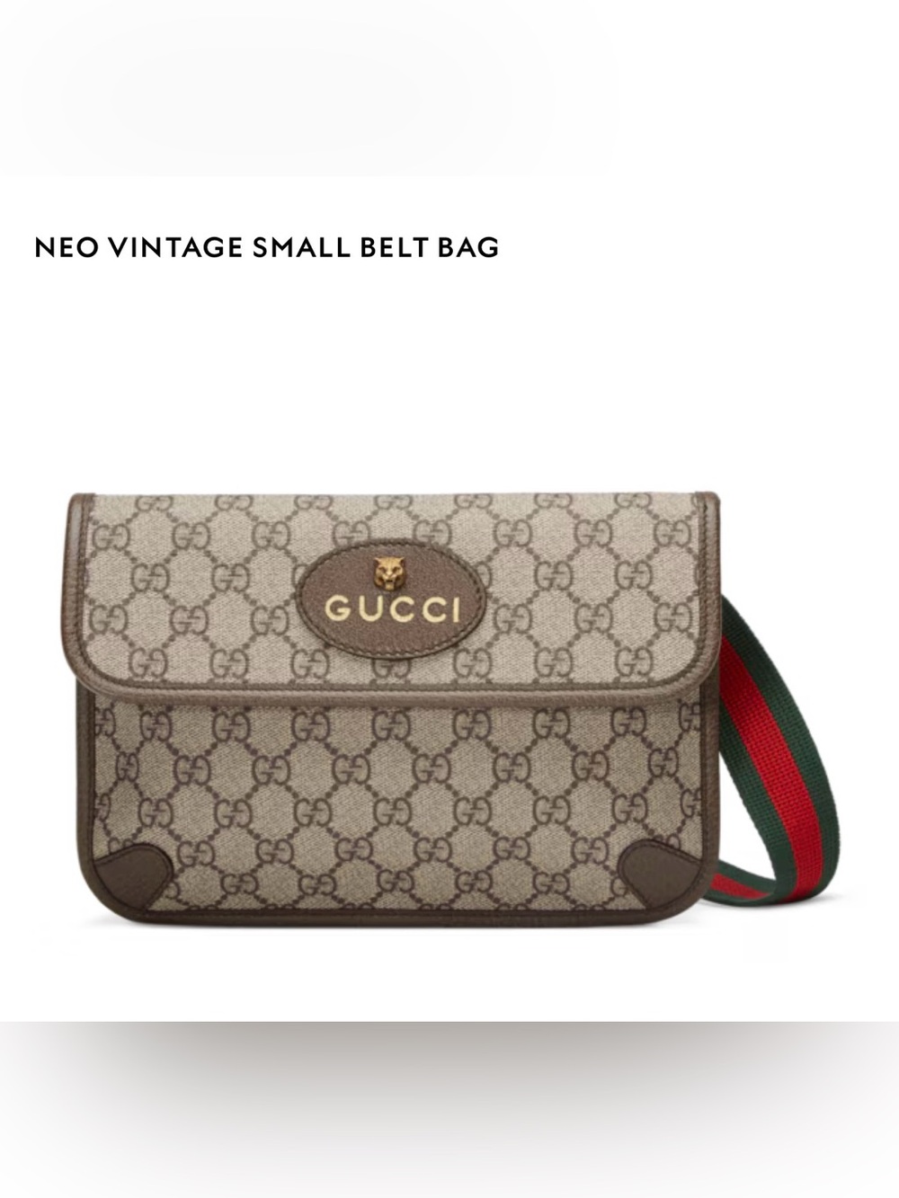 GUCCI NEO VINTAGE SMALL BELT BAG NEVER USED